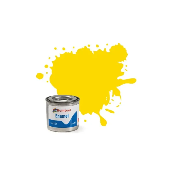 HUMBROL ENAMEL PAINT NO. 69 - YELLOW