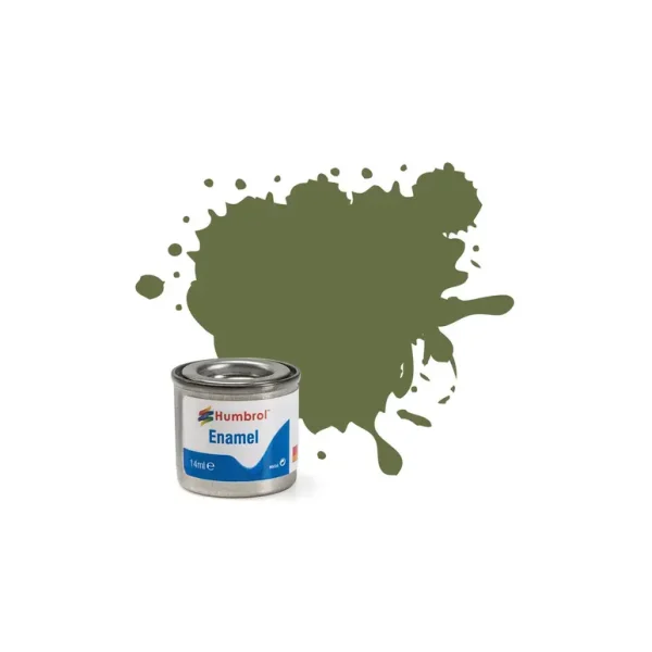 HUMBROL ENAMEL PAINT NO. 80 - GRASS GREEN