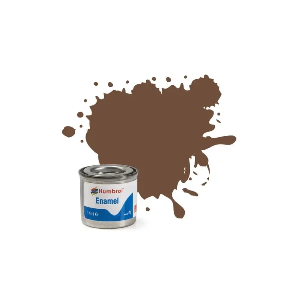 HUMBROL ENAMEL PAINT NO. 98 - CHOCOLATE