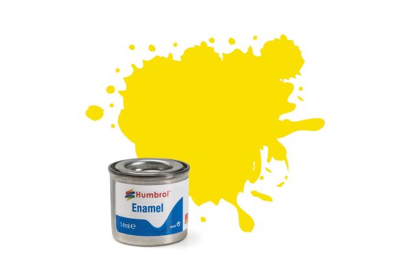 HUMBROL ENAMEL PAINT NO. 99 - MATT LEMON