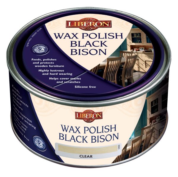 LIBERON WAX POLISH BLACK BISON (PASTE) 500ML - CLEAR