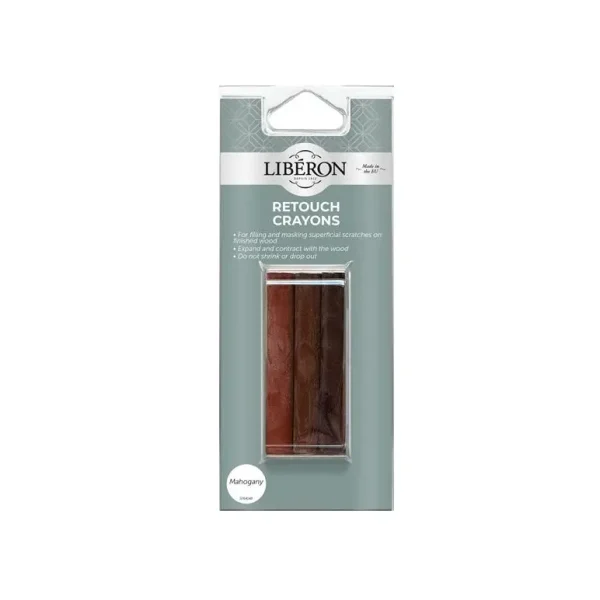 LIBERON RETOUCH CRAYONS PACK OF 3 - MAHOGANY