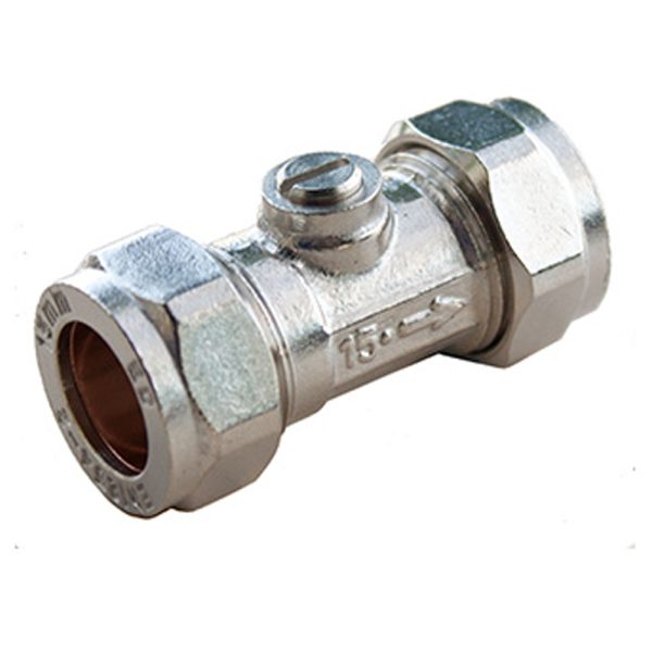 ORACSTAR PFC16 ISOLATOR VALVE 15MM CHROME