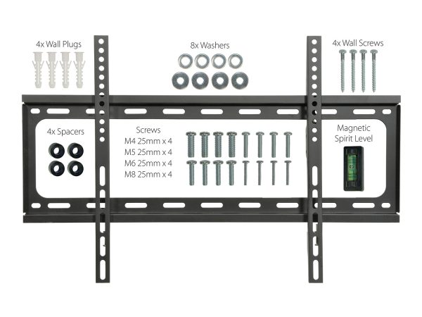 SF601 STANDARD FIXED TV WALL BRACKET 32" TO 65" 600X400