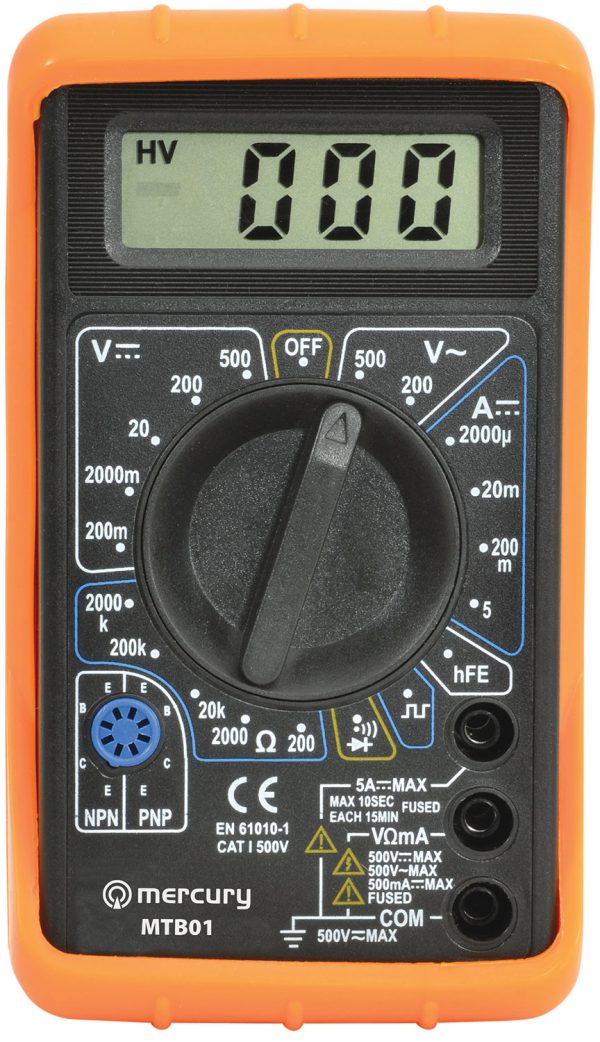 MERCURY MTB01 DIGITAL MULTIMETER