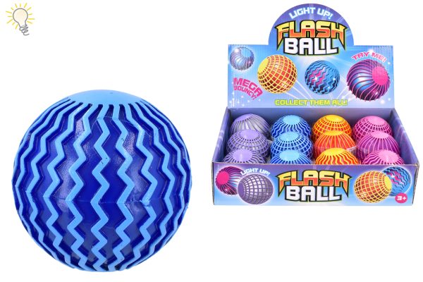 ASSORTED COLOUR LIGHT UP FLASH BOUNCE BALL