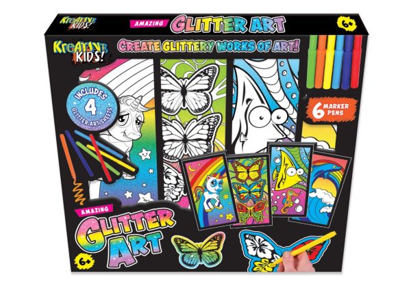 KREATIVE KIDS AMAZING GLITTER / SPARKLE ART