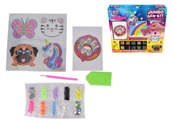 KREATIVE KIDS JUMBO GEM STUDIO ART KIT