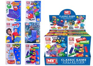 6 GAMES IN DISPLAY BOX