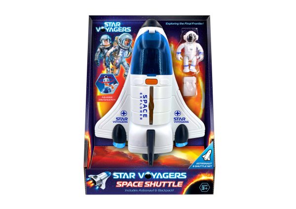 STAR VOYAGERS SPACE SHUTTLE WITH ASTRONAUT TOY