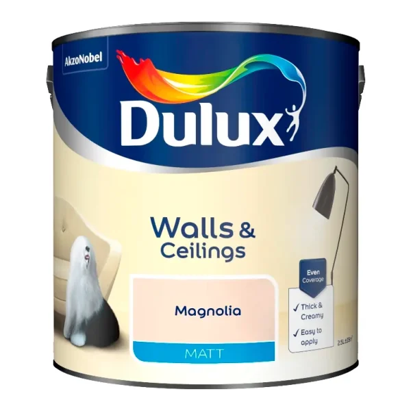 DULUX MATT MAGNOLIA 2.5L