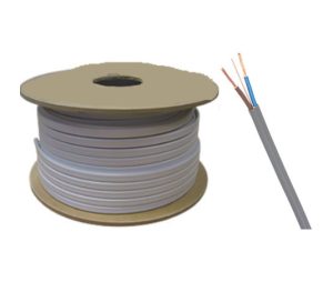 BASEC 6242Y TWIN & EARTH FLAT GREY CABLE 50M X 4MM?