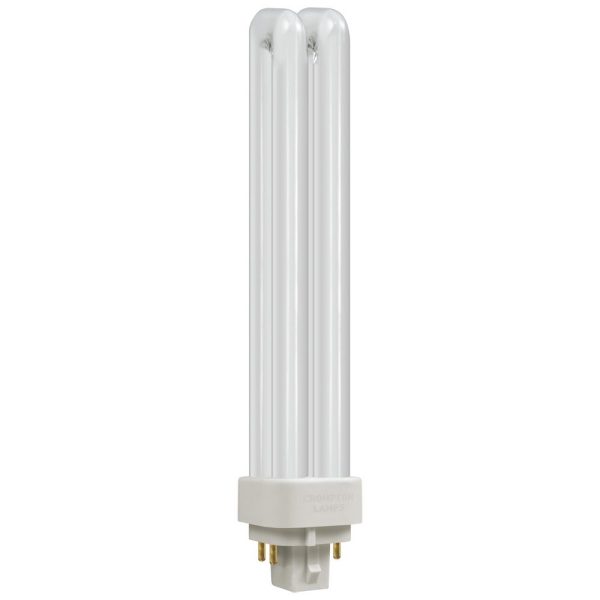 CROMPTON CFL PLC 26W 1716LM 4000K 4 PIN DOUBLE TURN DE TYPE COOL WHITE DIMMABLE BULB