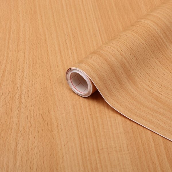 D-C-FIX 346-0218 SELF ADHESIVE VINYL FILM / STICKY BACK PLASTIC 45CM X 2M - BEECH WOODGRAIN WOOD