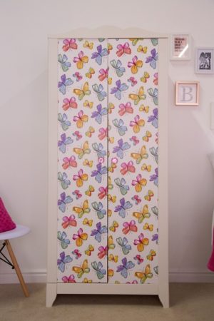 D-C-FIX 346-0377 SELF ADHESIVE VINYL FILM / STICKY BACK PLASTIC 45CM X 2M - PAPILLION