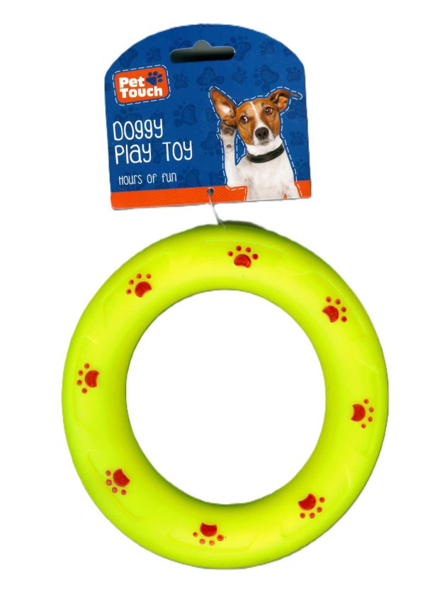 PET TOUCH FLOATING RING DOG TOY