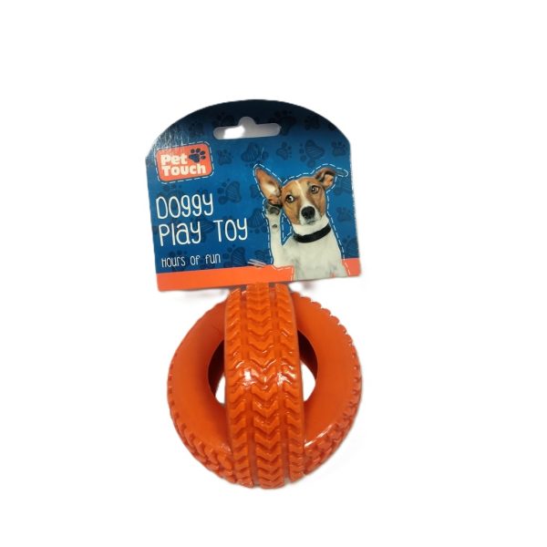 PET TOUCH TPR TYRE DOG TOY