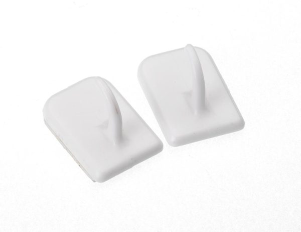 HARRISON DRAPE SELF ADHESIVE CURTAIN CENTRE BRACKET / HOOK PACK OF 2