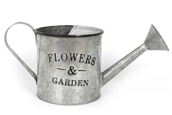 GALVENISED WATERING CAN STYLE PLANTER