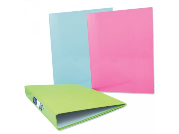 A4 RING BINDER DOCUMENT FILE ASSORTED COLOUR