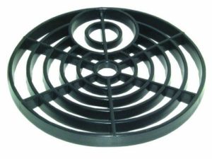 ROUND GULLY GRID BLACK 6 INCH