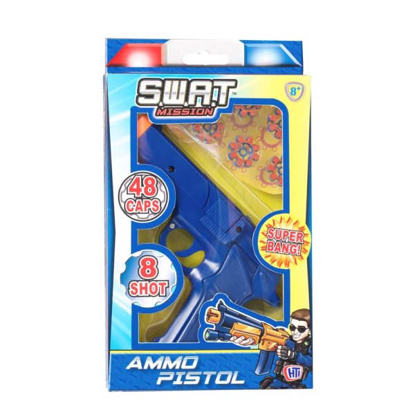 SWAT MISSION AMMO PISTOL WITH 48 CAPS