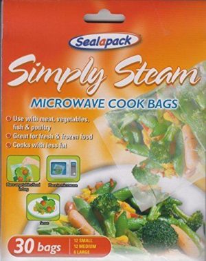 SEALAPACK SIMPLE STEAM MICROWAVE BAGS PACK OF 0