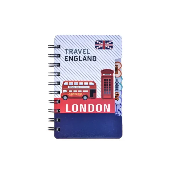 LONDON NOTEPAD SPIRAL BOUND