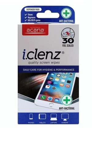 ACANA I CLENZ ANTI BACTERIAL SCREEN WIPES PACK OF 30