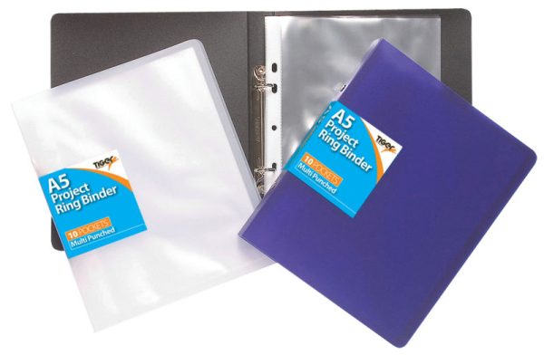 TIGER A5 SLIM RING BINDER + 10 POCKET