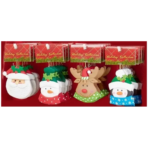 8CM SANTA / SNOWMAN / REINDEER / PENGUIN TRIM