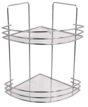 CHROME 2 TIER BATH SELF