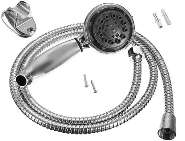 SHOWER HOSE 5 FUNCTION HEAD WITH SHOWER HOSE