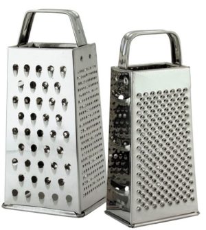 4 WAY STAINLESS STEEL GRATER 20CM / 8"