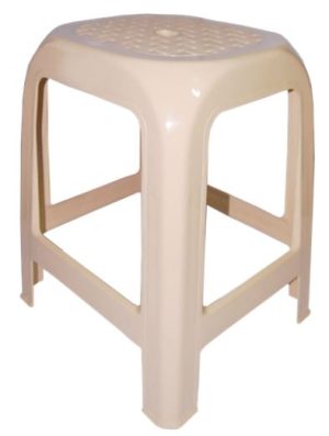 ASSORTED COLOUR HOBBY LARGE STOOL PLASTIC