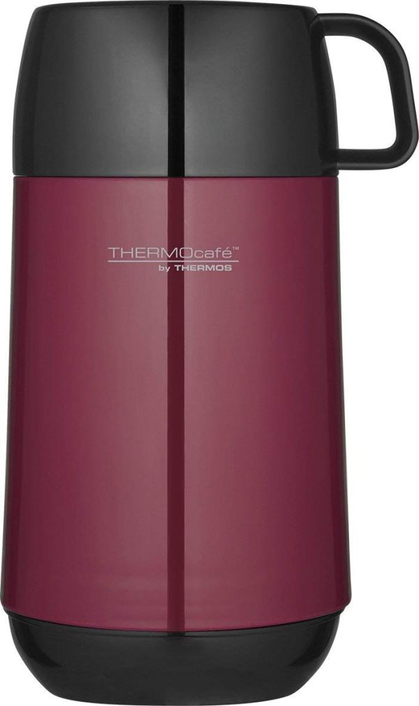 THERMOS FOOD JAR CHALLENGER SNACK CONTAINER RED 0.5 LITRE