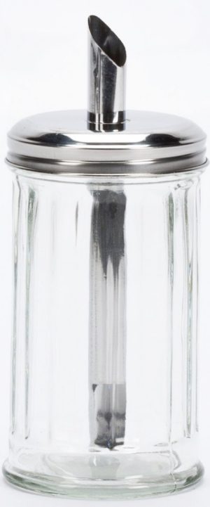 APOLLO LARGE GLASS SUGAR SHAKER / POURER