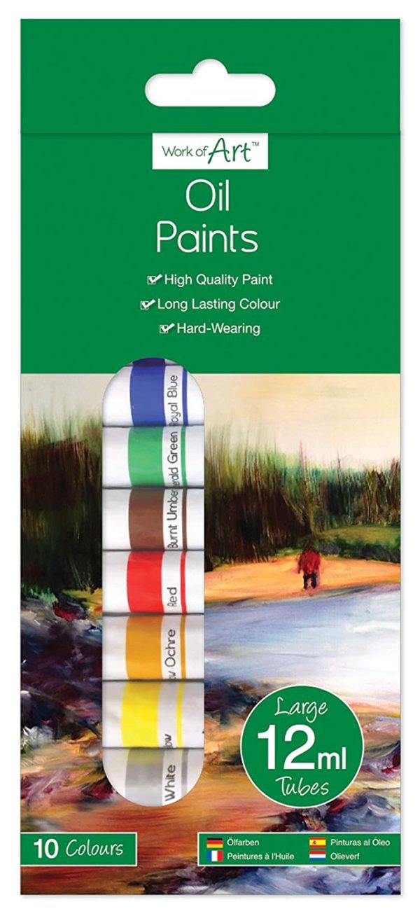 10 OIL PAINTS TUBES 12ML