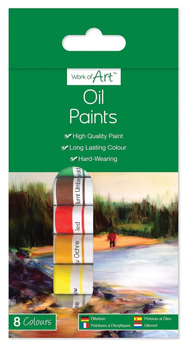 8 OIL PAINTS TUBES 6ML