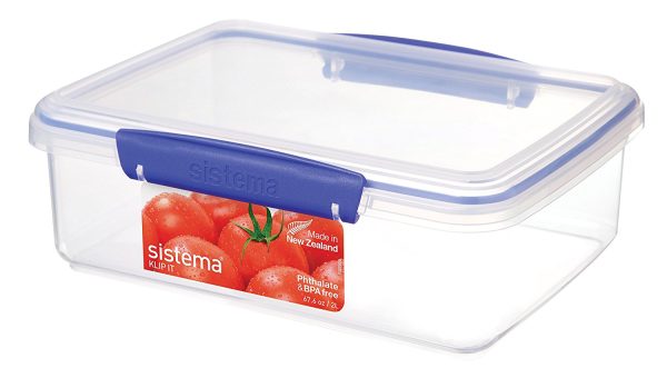 SISTEMA CLEAR 2L SKLIP IT RECTANGULAR CONTAINER