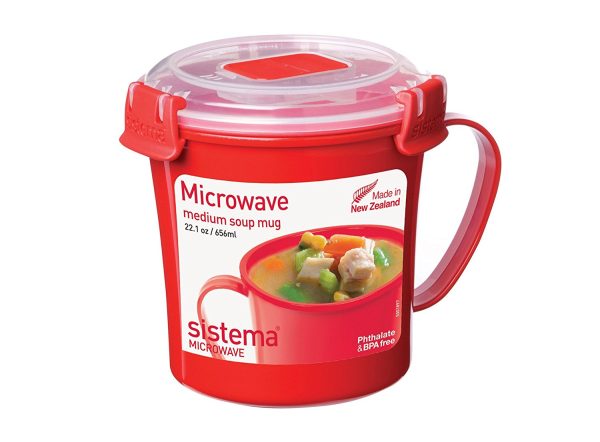 SISTEMA MICROWAVE SOUP MUG MEDIUM 656ML