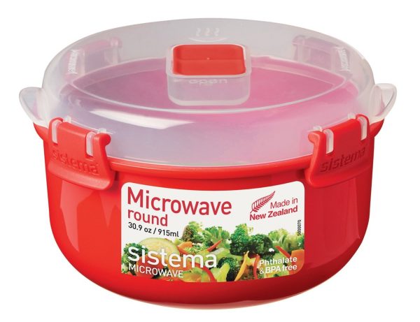 SISTEMA MICROWAVE ROUND CONTAINER 915ML