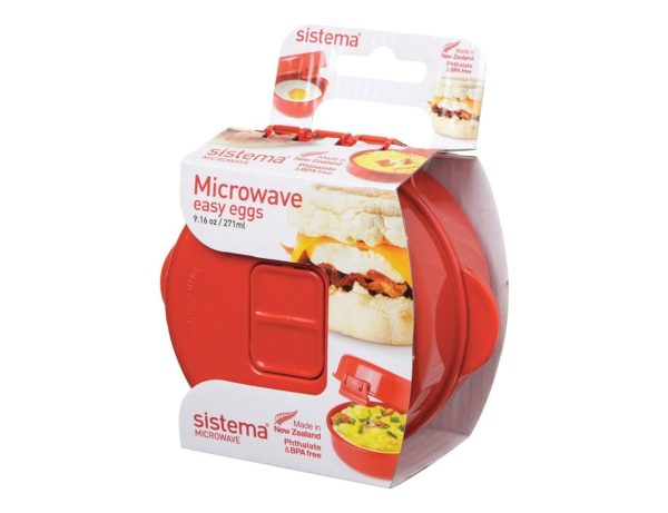 SISTEMA MICROWAVE EGG COOKER EASY EGGS 270ML