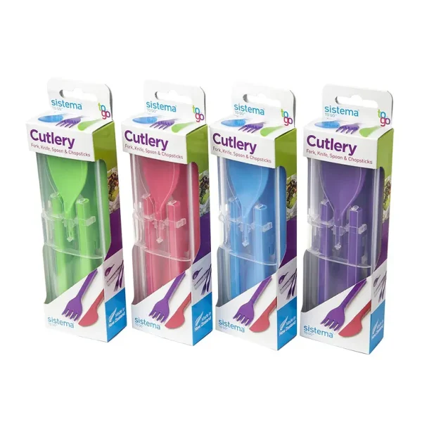 SISTEMA FOLD AWAY PLASTIC CUTLERY SET