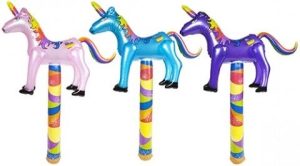 INFLATABLE UNICORN BASHER 28" / 71CM