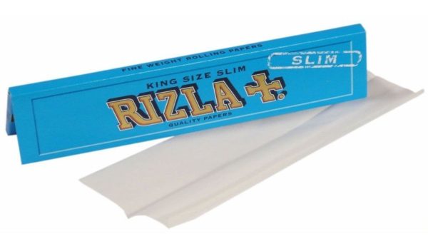 RIZLA BLUE KING SIZE SLIM CIGARETTE PAPER PACK OF 50