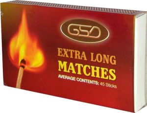 GSD EXTRA LONG MATCHES PACK OF 12