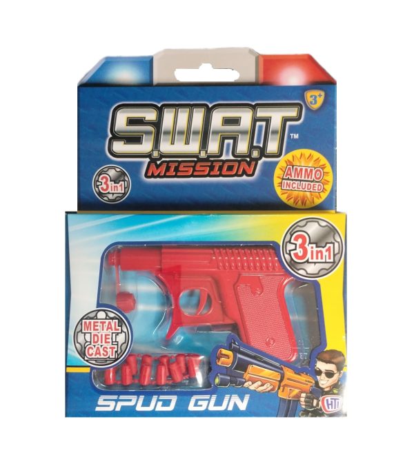 SWAT MISSION 3 IN 1 DIE CAST ASSORTED SPUD GUN