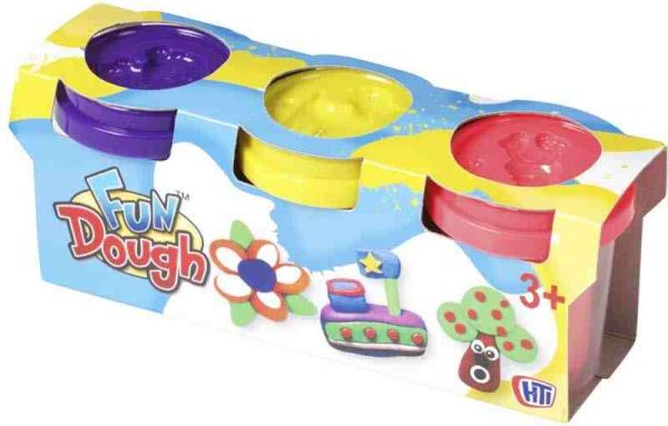 FUN DOUGH 2 ASSTD PACK OF 3