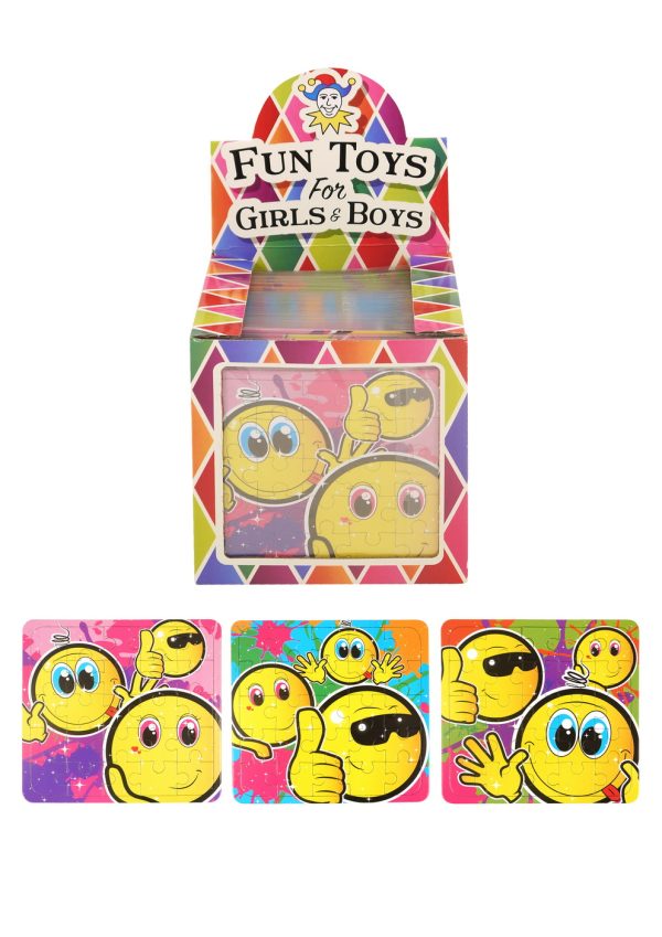 108 PCS PUZZLE SMIELY FACE 13CM X 12CM